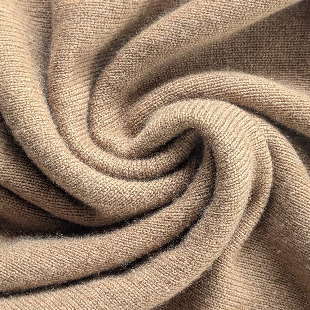 J.Crew Cashmere Wool‎ Recycled Blend Sweater Camel Tan Cozy Oversized L - Picture 10 of 12